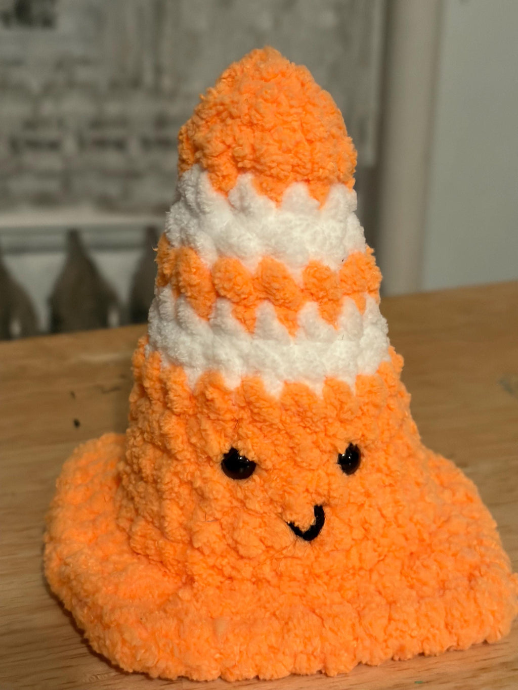 Traffic Cone Plush Toy