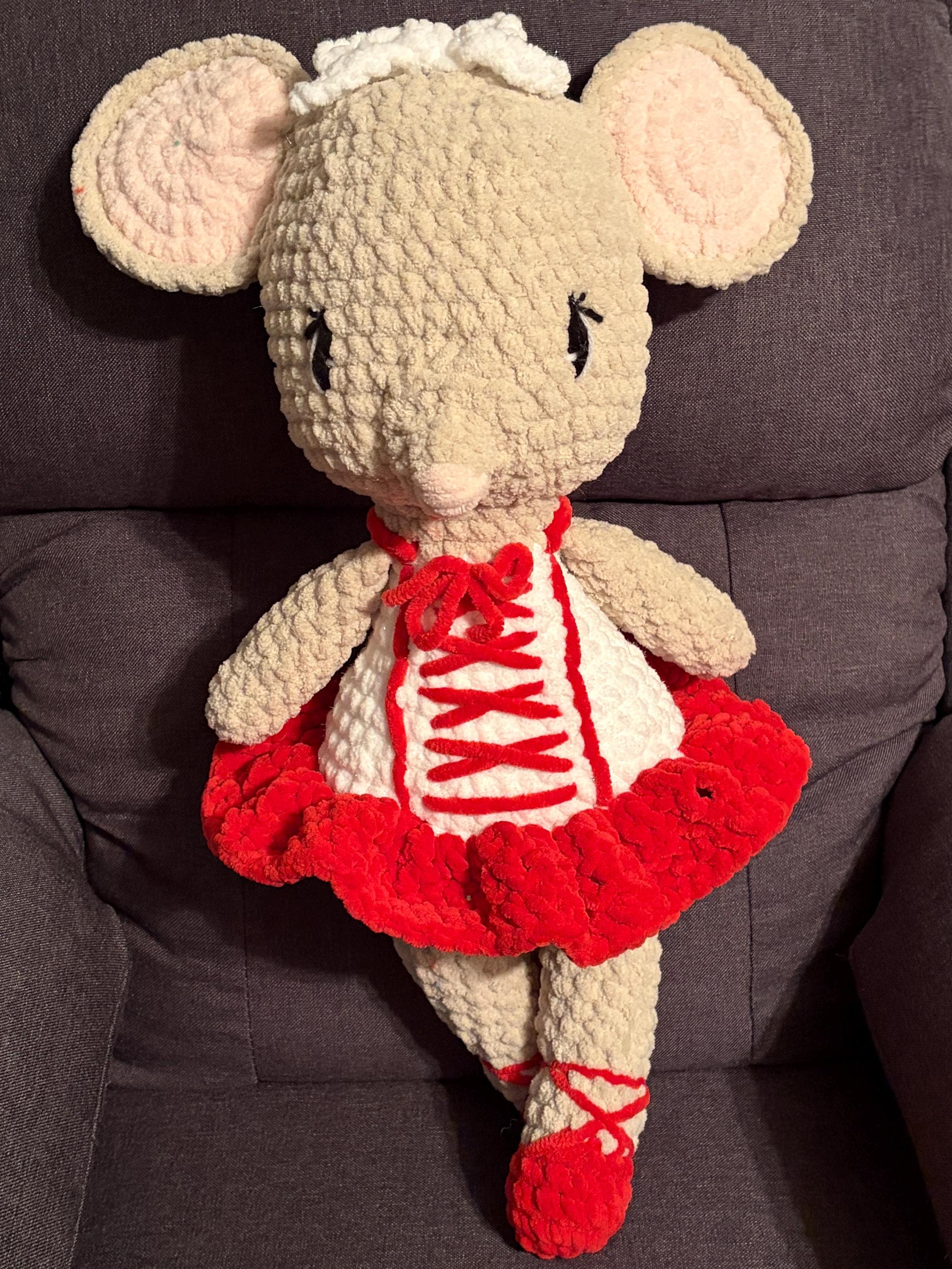 Crochet Mouse Plushie with Tutu