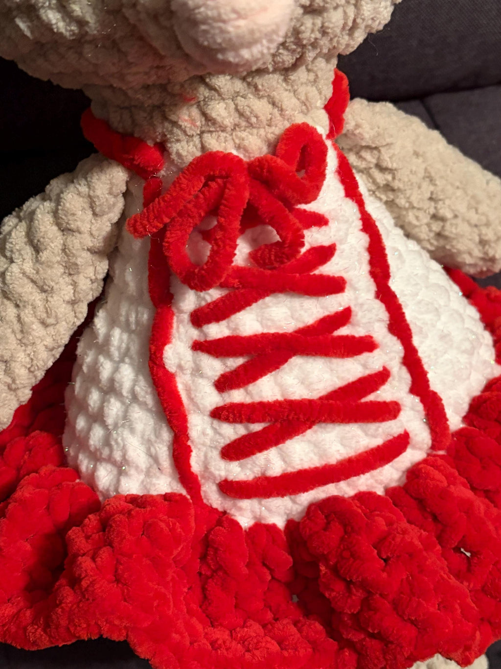 Crochet Mouse Plushie with Tutu