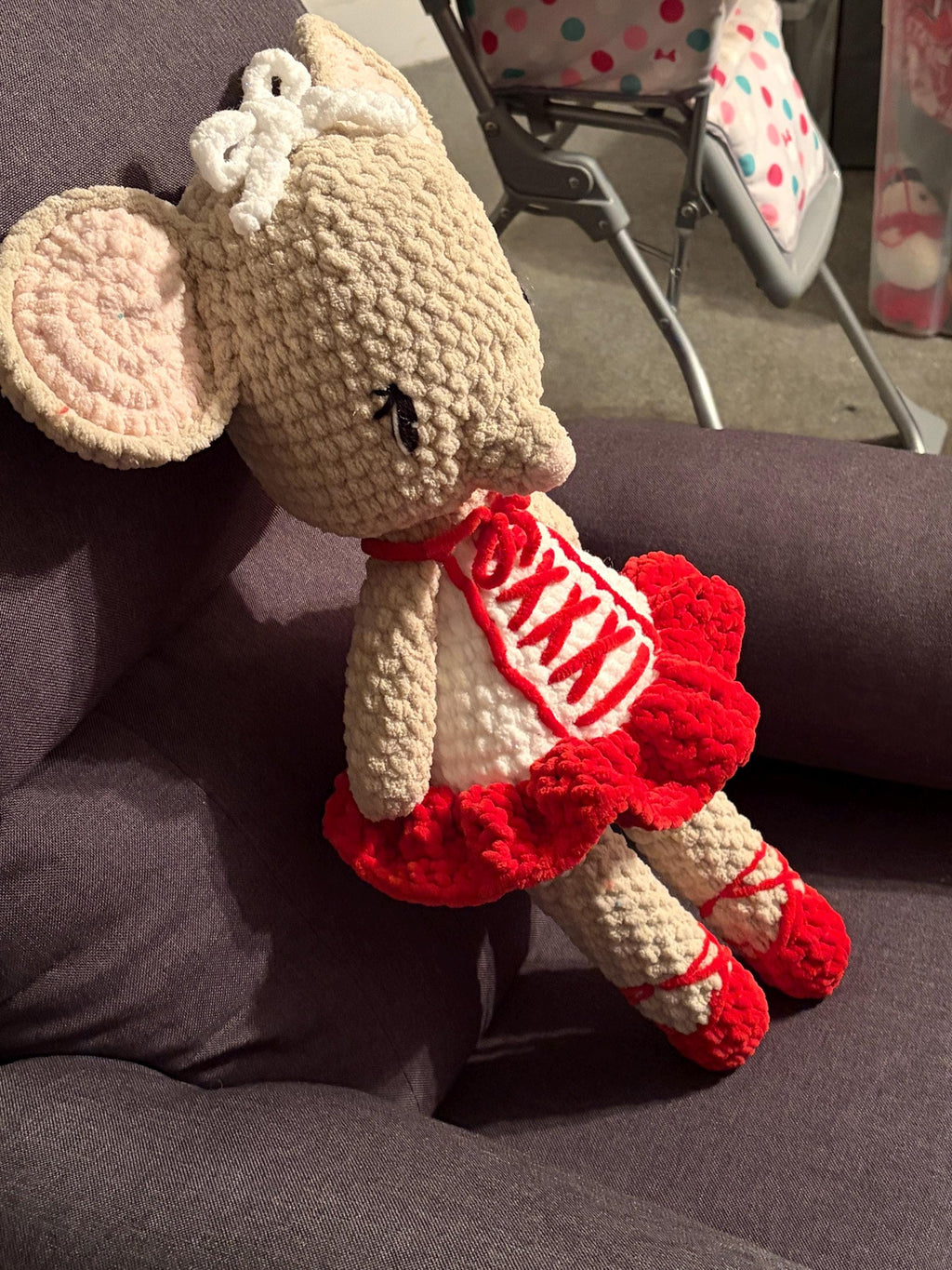 Crochet Mouse Plushie with Tutu