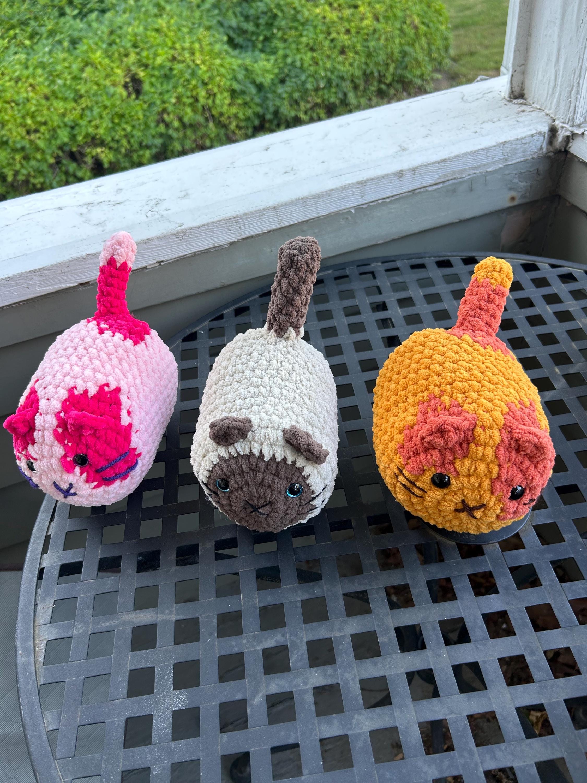 Cat Plush Crochet Handmade Toy