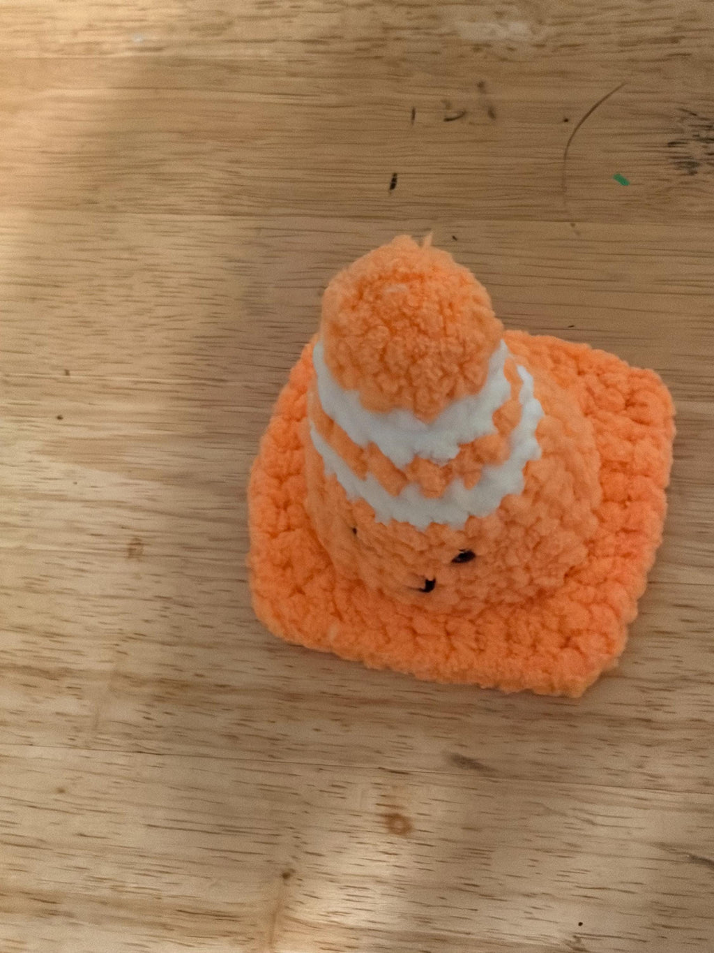 Traffic Cone Plush Toy
